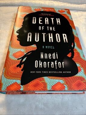 Death of the Author by Nnedi Okorafor - Orange & Black Hardcover